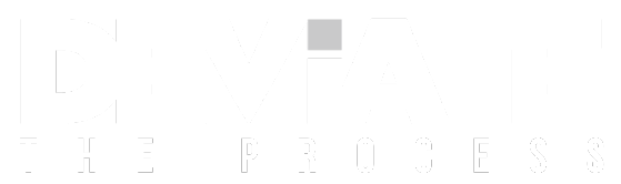 DEViATE | The Process logo in white